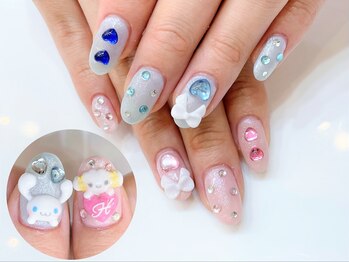 ネイルコレクション ピンク(Nail Collection Pink)/ジェル放題＋キャラ♪シナモン