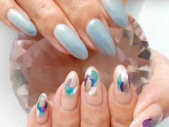 オーロラ×ニュアンスデザイン♪