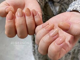 桃ネイル
