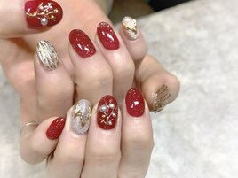 クリスマスネイル