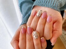 キキネイル 二子玉川(kikinail)/埋め尽くしガラスフレンチ