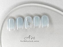 ネイルアンドアイラッシュ アヴィ(Nail and Eyelash A'vi)/ハンド定額デザイン　¥7600