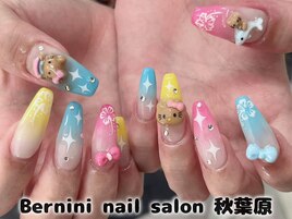 秋葉原ネイル/手描きネイル/銀座