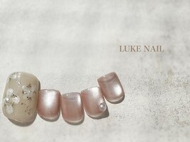 手書きニュアンスフラワーフット