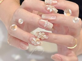 シェルフラワーネイル
