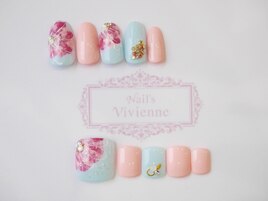 フラワーネイル