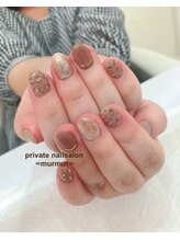 プライベート ネイルサロン マーマ(murmur)/お上品レオパードネイル