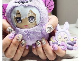 150分☆お絵かきいっぱいネイル