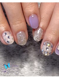 韓国風ワンカラーネイル