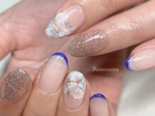 ランコントル(Rencontre)/先取り春ネイル♪