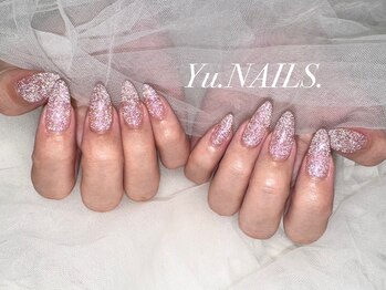 ユーネイルズ 恵比寿(Yu.NAILS.)/ピンク◎フラッシュネイル