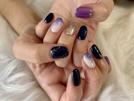 ニュアンスハロウィンネイル