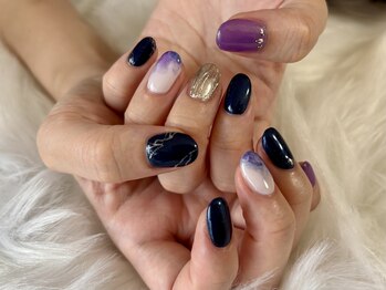 ニュアンスハロウィンネイル