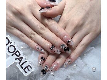 ドパルネイル 上野(DOPALE.Nail)/チップ長さ出し持ち込みデザイン