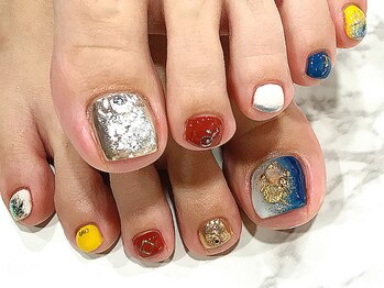 アリュール アンド エテルノ 小山店(Allure & ETERNO)/フットジェルおまかせニュアンス