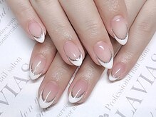 プロフェッショナル ネイルサロン ラヴィアス(LAVIAS)/【ジェル】フレンチ