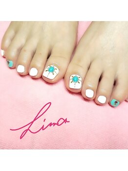 リマ(Lima)/エスニック風フットネイル