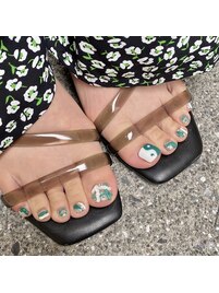 ぷっくりキラキラネイル★