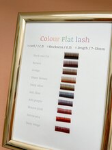 オール アイラッシュ(oar eyelash)/カラーフラットラッシュ全10色