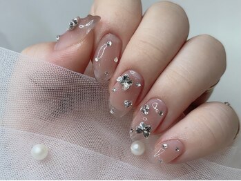 ネイル スパ ココプラス(Nail spa Cocoplus)の写真/【自爪を傷つけない長さ出し】負担を最小限にスーパーロング対応◎海外風/ワンホンネイルも美フォルムに♪