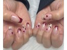 赤フレンチ ハート
