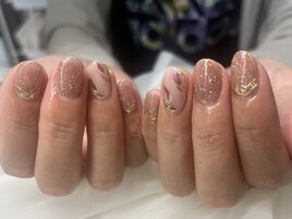 持ち込みデザイン　ジェルネイル