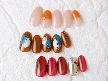 ネイルアンドアイラッシュ グランジュテ(GRANDJETE)/秋冬ネイル