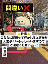 プレジア バイ マリーテレジア 赤坂店(plesia by MARIE TERESIA)/～道案内～