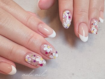 ミリ ミリ(mili mili)/フラワーネイル