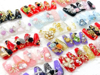 ネイルコレクション ピンク(Nail Collection Pink)/豪華絢爛★ジェルパーツ放題