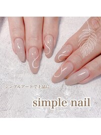 シンプルアートデザイン♪