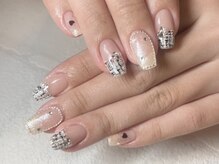 アイラッシュアンドネイル専門店 クラル 茅ヶ崎店(CURAR)/ツイードネイル