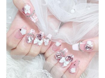 ベティネイル アイラッシュ(Betty Nail)/フレンチガーリーネイル ジェル