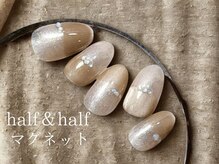 ネイルサロン クランベリー(Cranberry)/大人バイカラー