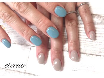 エテル(eterno)/アシンメトリーネイル