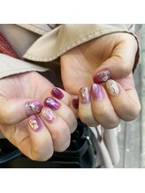 ネイルアルケー(Nail ARCHE)/カシスカラーニュアンス