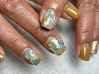 オーラリー ネイル アート メゾン(ORRERY nail art maison)/ハンド / ターコイズ