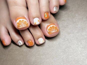 ラドール(La Dhole)/オレンジネイル