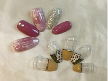 アペル(apare)/チェックアート☆個性派フレンチ