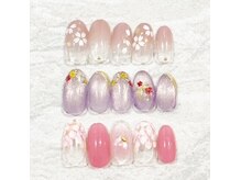 ペタル デ セントセシリア(Petale de st.cecilia)の雰囲気(3月限定デザイン、桜や押し花ネイル♪気分が上がるデザイン♪)