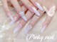 ピンキーネイル(Pinky Nail)の写真/スカルプでお好みの長さを実現！コンプレックス解消◎持ち込みデザインOK★あなたのなりたい憧れを形に♪
