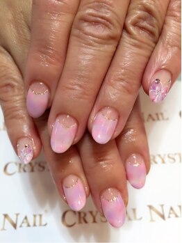 クリスタルネイル ボンベルタ橘店(CRYSTAL NAIL)/フラワーネイル