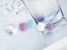 エムスラッシュ ネイル たまプラーザ(M.SLASH)/水彩画ネイル