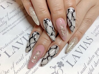 プロフェッショナル ネイルサロン ラヴィアス(LAVIAS)/【スカルプ】10本アートし放題