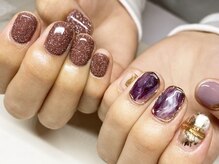 アネラ(ANELA)/パープルニュアンスネイル