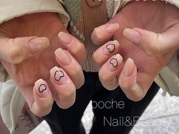 ア―ジュポシェフリル 天神西通り店(age poche Frill)/ハートネイル