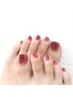 foot  nail＞シンプルデザインネイル