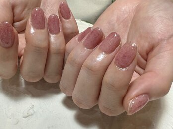 デューネイルスタジオ(dew nail studio)/モヘアピンク