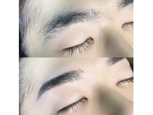 ロットナイン(lot9)の雰囲気（眉を整えるだけで激変♪【メンズアイブロウ】まつげパーマ）