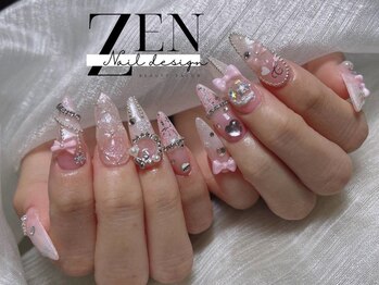 ゼン ネイル デザイン 池袋(ZEN NAIL DESIGN)/* 長 さだしやり放題×つけ放題